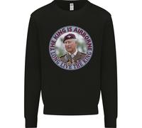 Il Re È Aereo Charles Incoronazione Uomo Felpa Maglione