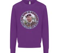 Il Re È Aereo Charles Incoronazione Uomo Felpa Maglione