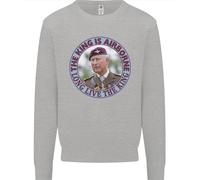 Il Re È In Volo Felpa Jumper Per Bambini Charles Coronation