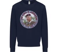 Il Re È In Volo Felpa Jumper Per Bambini Charles Coronation