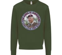 Il Re È In Volo Felpa Jumper Per Bambini Charles Coronation