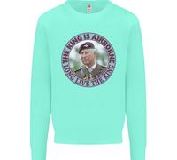 Il Re È In Volo Felpa Jumper Per Bambini Charles Coronation