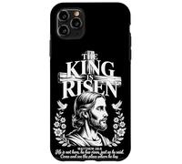 Il re è risorto retrò cristiano streetwear Custodia per iPhone 11 Pro Max