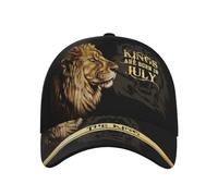 Il Re Leone - I Re Nascono A Luglio Unisex Cappello da Baseball Regolabile Tappo Sportivo Traspirante Snapback-Cappello per Trucker All'Aperto Estivo