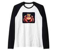 Il re più salato del mare per gli amanti dei granchi divertenti Maglia con Maniche Raglan