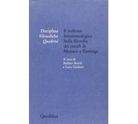Il realismo fenomenologico sulla filosofia dei circoli di Monaco e Gottinga