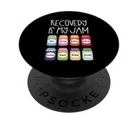 Il recupero è la mia marmellata Sobrietà Sobrietà Vivere Salute mentale PopSockets PopGrip Adesivo