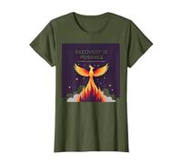 Il Recupero è Possibile Phoenix Rising Inspirational Maglietta