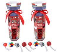Il regalo cracker natalizio festivo gatto gattino contiene 4 diverse...