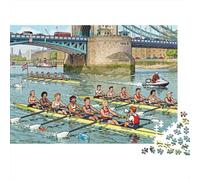 Il Regatta Paddle Clash Puzzle in Legno Impermeabile DIY Puzzles Da 1000 Pezzi Regali Per Adulti Colorati Giochi Educativi