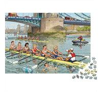 Il Regatta Paddle Clash Puzzle in Legno Impermeabile Puzzles Da 1000 Pezzi Regali Per Adulti Impossibili Giochi Educativi