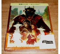 Il Regno Del Pianeta De Los Scimmie ( 4K UHD+Blu-Ray Steelbook ) Nuovo Conf a-B