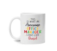 Il Responsabile Dell'Ufficio Sembra Tazze Da Tè Durevole Tazze Di Caffè Ceramica Tazza Colazione Regalo Carino Per Fidanziati Ragazze Colleghi 330Ml