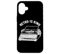 Il retrò è il re L'amante del vintage Custodia per iPhone 16 Plus