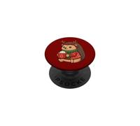 Il riccio invernale: un dolce compagno d'inverno PopSockets PopGrip Adesivo