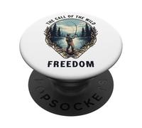 Il richiamo della libertà selvaggia Il richiamo della natura PopSockets PopGrip Adesivo