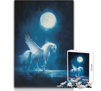 Il richiamo della luna a Pegaso, puzzle da 1000 pezzi per adulti, gioco di abilità educativo interattivo, fantastica idea regalo significativa, dimensioni 50x75cm