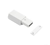 Il rimbalzo per porta a doppia testa magnetica in lega di zinco garantisce un meccanismo di chiusura sicuro (bianco)