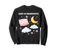 Il Riposo per la Cura di sé è Amore produttivo Consapevolezza della Salute mentale Felpa