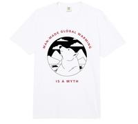 Il Riscaldamento Globale Creato dall'uomo è Un Mito (Dichiarazione di truffa climatica) Comfort Colors Adult Heavyweight T-Shirt