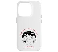 Il riscaldamento globale creato dall'uomo è un mito (Grafica dell'orso polare) Custodia per iPhone 14 Pro