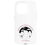 Il riscaldamento globale creato dall'uomo è un mito (Grafica dell'orso polare) Custodia per iPhone 15 Pro