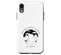 Il riscaldamento globale creato dall'uomo è un mito (Grafica dell'orso polare) Custodia per iPhone XR