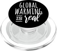 Il riscaldamento globale è reale salvare il nostro aereo giorno della terra PopSockets PopGrip per MagSafe
