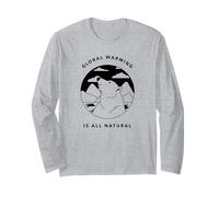 Il Riscaldamento Globale è Tutto Naturale (Grafica dell'orso Polare) Maglia a Manica