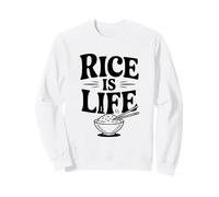 Il Riso è la Vita Divertente buongustaio per Gli Amanti del Cibo Felpa