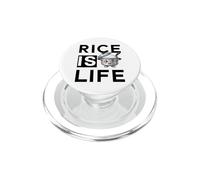 Il riso è la vita Filippina Cibo Filippine Amore Asiatico Riso Divertente PopSockets PopGrip per MagSafe