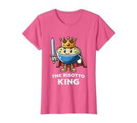 Il, Risotto, re, Divertente, Cibo, Illustrazione Maglietta, Donna, Rosa mélange, M