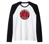 Il Ristorante Cinese di Lee Ho Fook Dragon Face Distressed Maglia con Maniche Raglan