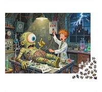 Il risveglio del mostro del laboratorio Puzzle in Legno Impermeabile Puzzles Da 1000 Pezzi Regali Per Adulti Colorati Giochi Di Impegnativi