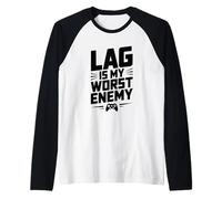 Il Ritardo è Il Mio peggior Umorismo Nemico Maglia con Maniche Raglan