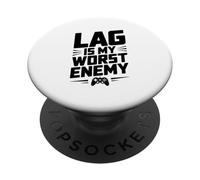 Il ritardo è il mio peggior umorismo nemico PopSockets PopGrip Adesivo
