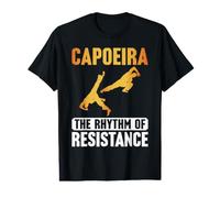 Il Ritmo della Resistenza Capoeira Maglietta con Stampa Grafica Economica