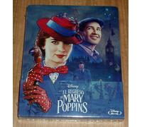 Il Ritorno Di Mary Poppins (MARY POPPINS RETURNS) Steelbook Blu-Ray Nuovo A-B-C