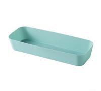 Il robusto contenitore in plastica per l'organizzazione strutturata degli elementi essenziali quotidiani offre un supporto stabile e resiste all'usura in ambienti ad alto traffico (F)