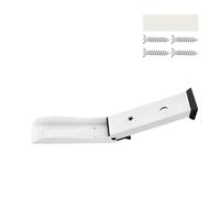 Il robusto fermaporta ha bisogno di strumenti di rifiuto resistente in acciaio inox, funziona con tutti gli stili paraurti permanente