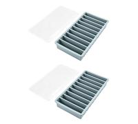 Il robusto stampo in silicone forma 10 pezzi lunghi per tazze isolate, la base morbida garantisce una facile rimozione dei bastoncini di ghiaccio a fusione lenta