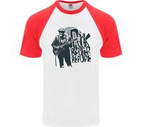 Il Rock Era Meglio Prima Della Musica Elettrica T-Shirt Baseball S/S Da Uomo