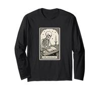 Il romanziere Tarocchi Scrittore di Schede Scrittura Libri Spooky Gothic Maglia a Manica