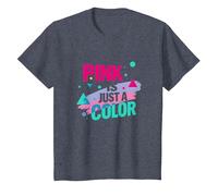 Il Rosa è Solo Una Dichiarazione di Potere per Ragazzi di Colore Maglietta, Bambini, Pervinca, 8 Anni