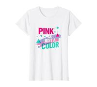 Il Rosa è Solo Una Dichiarazione di Potere per Ragazzi di Colore Maglietta, Donna, Bianco, XXL