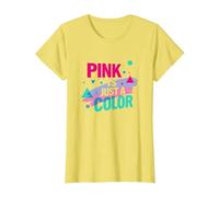 Il Rosa è Solo Una Dichiarazione di Potere per Ragazzi di Colore Maglietta, Donna, Limone, L