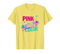 Il Rosa è Solo Una Dichiarazione di Potere per Ragazzi di Colore Maglietta, Uomo, Limone, S