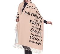 Il Rosa Non È Proprio Quello Che Ci Vuole Sciarpa Con Nappe Morbido Invernale Sciarpe Scialle Elegante Foulard Con Nappe