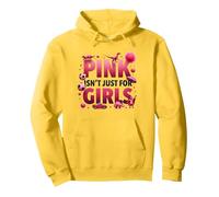 Il Rosa Non è Solo per Ragazze Pink Boys Dinosaur Soccer Fun Felpa con Cappuccio, Unisex per Adulti, Limone, L