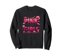 Il Rosa Non è Solo per Ragazze Pink Boys Dinosaur Soccer Fun Felpa, Unisex per Adulti, Nero, XL
